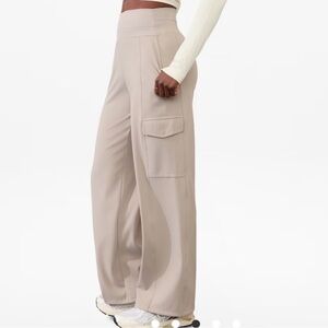Athleta Venice Wide Leg Cargo Pants